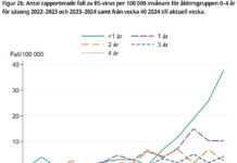 RSV ökar nu snabbt hos de yngsta och de äldsta Läkemedelsvärlden