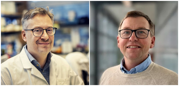 Johan Flygare (t.v.) och Mattias Magnusson. Foton: Lunds universitet