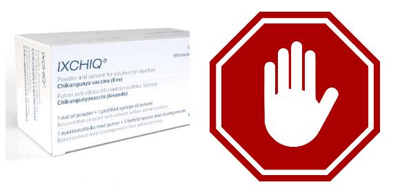 FDA stoppar vaccinet Ixchiq